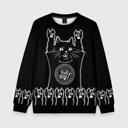 Детский свитшот 3D Ramones: cat rock