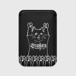 Картхолдер Magsafe магнитный Stigmata: cat rock