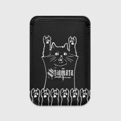 Картхолдер Magsafe магнитный Stigmata: cat rock