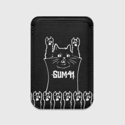Картхолдер Magsafe магнитный Sum41: cat rock