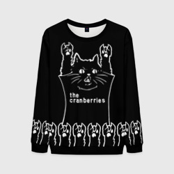 Мужской свитшот 3D The Cranberries: cat rock