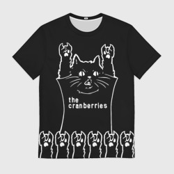 Мужская футболка 3D The Cranberries: cat rock