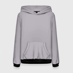 Женская толстовка 3D Пепел с оттенком серебра и сильным тоном гранита