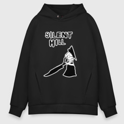 Мужское худи Oversize хлопок Silent hill силуэт