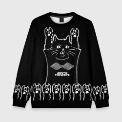 Детский свитшот 3D Arctic Monkeys: cat rock