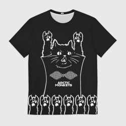 Мужская футболка 3D Arctic Monkeys: cat rock