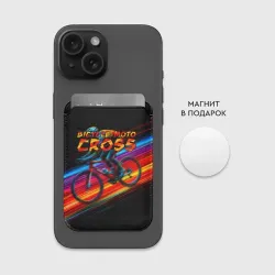 Картхолдер Magsafe магнитный Bicycle moto cross - фото 2