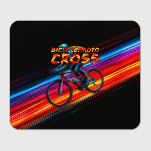Прямоугольный коврик для мышки Bicycle moto cross
