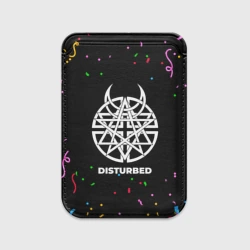 Картхолдер Magsafe магнитный Disturbed конфети
