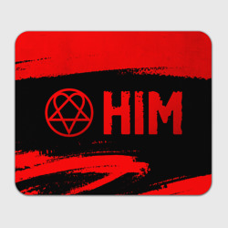 Прямоугольный коврик для мышки HIM - red gradient по-горизонтали