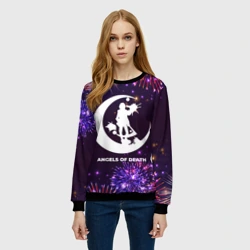 Женский свитшот 3D Праздничный Angels of Death - фото 2
