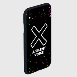 Чехол для iPhone XS Max матовый A Silent Voice конфети - фото 2