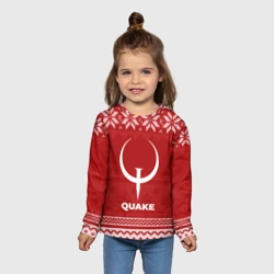 Детский лонгслив 3D Новогодний Quake - фото 2