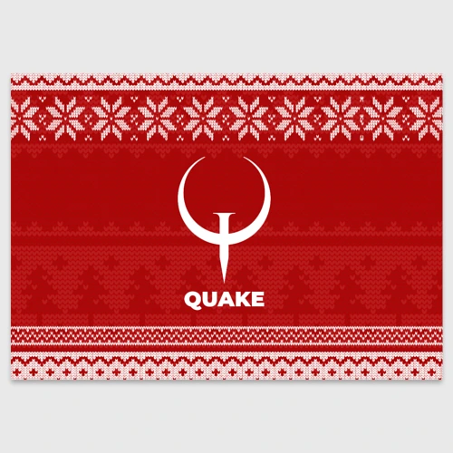 Поздравительная открытка Новогодний Quake