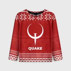Детский лонгслив 3D Новогодний Quake