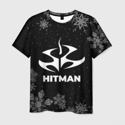 Мужская футболка 3D Снежный Hitman