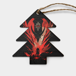 Игрушка деревянная Ёлочка Dragon age Inquisition art