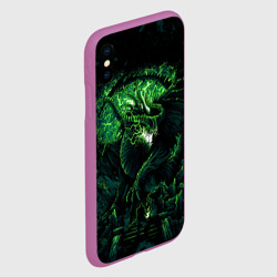 Чехол для iPhone XS Max матовый Green dragon - Dragon Age - фото 2