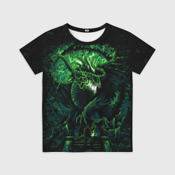 Детская футболка 3D Green dragon - Dragon Age