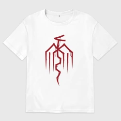 Женская футболка хлопок Oversize Symbol of the City of Chains - Dragon Age