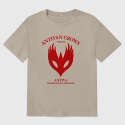 Женская футболка хлопок Oversize Antivan Crows - Dragon Age