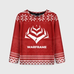Детский лонгслив 3D Новогодний Warframe
