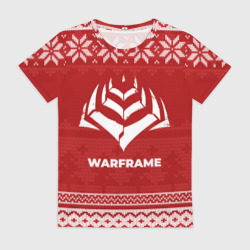 Женская футболка 3D Новогодний Warframe
