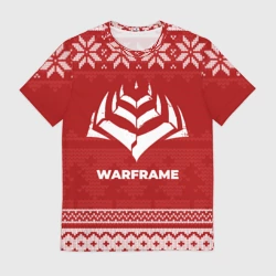 Мужская футболка 3D Новогодний Warframe