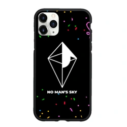Чехол для iPhone 11 Pro Max матовый No Man's Sky конфети