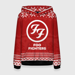 Женская толстовка 3D Новогодний Foo Fighters