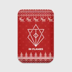 Картхолдер Magsafe магнитный Новогодний In Flames с оленями
