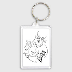 Брелок прямоугольный 35*50 Телец зодиак