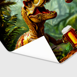 Бумага для упаковки 3D Тираннозавры пьют пиво - фото 2