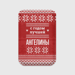 Картхолдер Magsafe магнитный С годом лучшей Ангелины с оленями