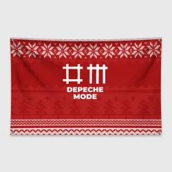 Флаг-баннер Новогодний Depeche Mode