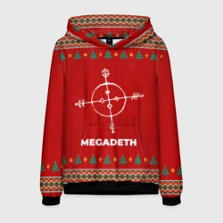 Мужская толстовка 3D Megadeth new year