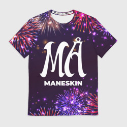Мужская футболка 3D Праздничный Maneskin