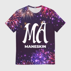 Мужская футболка 3D Праздничный Maneskin