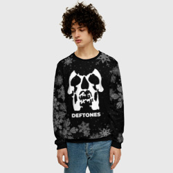 Мужской свитшот 3D Снежный Deftones - фото 2
