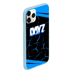 Чехол для iPhone 11 Pro Max матовый Dayz полосы трещины лого - фото 2