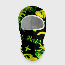 Балаклава 3D Lil Peep кислотные автографы