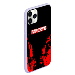 Чехол для iPhone 11 Pro Max матовый Farcry6 краски красные - фото 2
