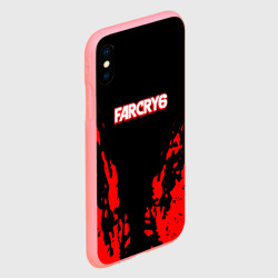 Чехол для iPhone XS Max матовый Farcry6 краски красные - фото 2