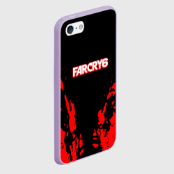 Чехол для iPhone 5/5S матовый Farcry6 краски красные - фото 2