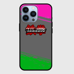 Чехол для iPhone 13 Pro Tekken краски неоновые