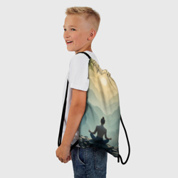 Рюкзак-мешок 3D Медитация на рассвете - фото 2