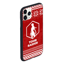Чехол для iPhone 11 Pro Max матовый Новогодний Tomb Raider - фото 2