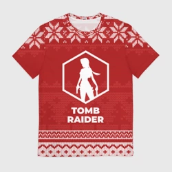 Мужская футболка 3D Новогодний Tomb Raider
