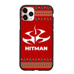 Чехол для iPhone 11 Pro Max матовый Hitman new year