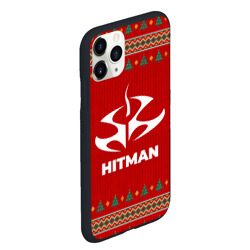 Чехол для iPhone 11 Pro Max матовый Hitman new year - фото 2